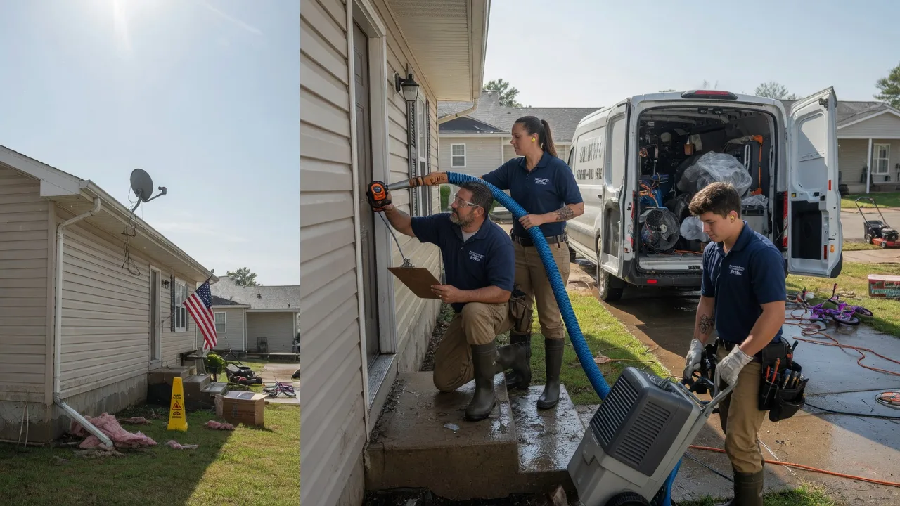 Ceiling Water Damage Restoration in Bradner, OH near me